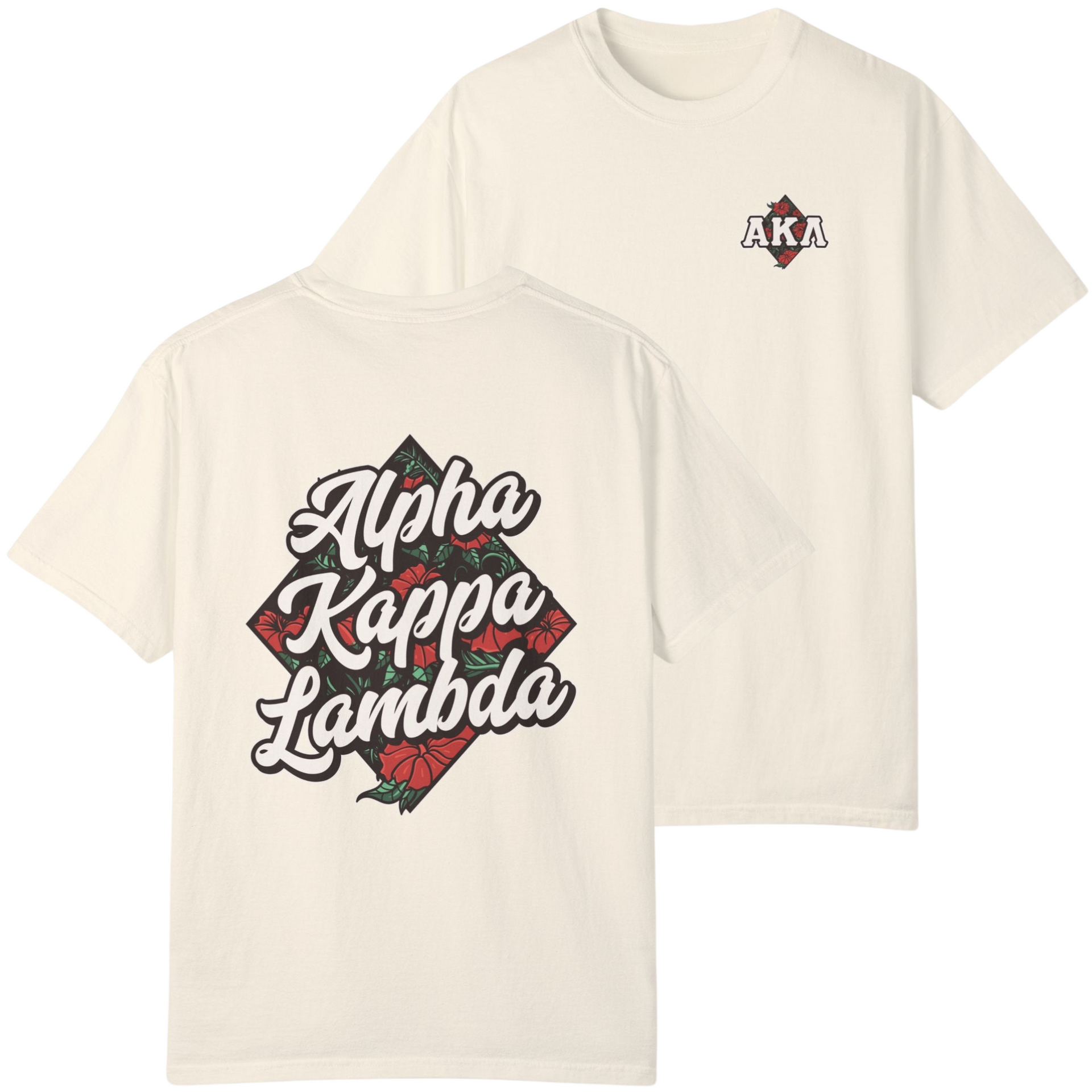 Ivory Alpha Kappa Lambda Graphic T-Shirt | Aloha