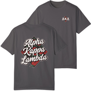 Grey Alpha Kappa Lambda Graphic T-Shirt | Aloha