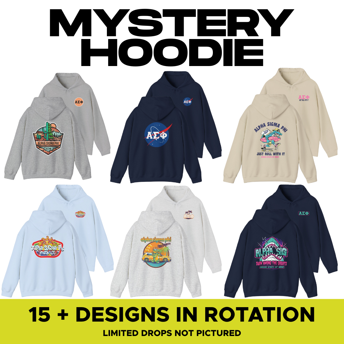 Alpha Sigma Phi Mystery Hoodie Sale