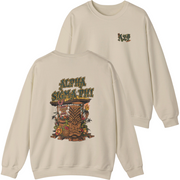 ivory Alpha Sigma Phi Graphic Crewneck Sweatshirt | Tiki Time