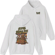 grey Alpha Sigma Phi Graphic Hoodie | Tiki Time