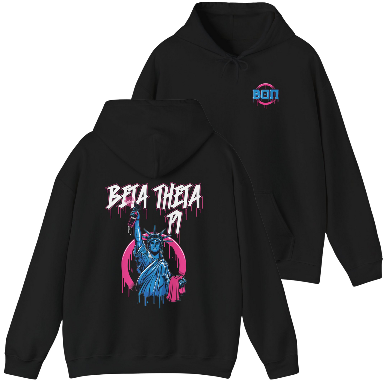 Beta Theta Pi Graphic Hoodie | Liberty Rebel