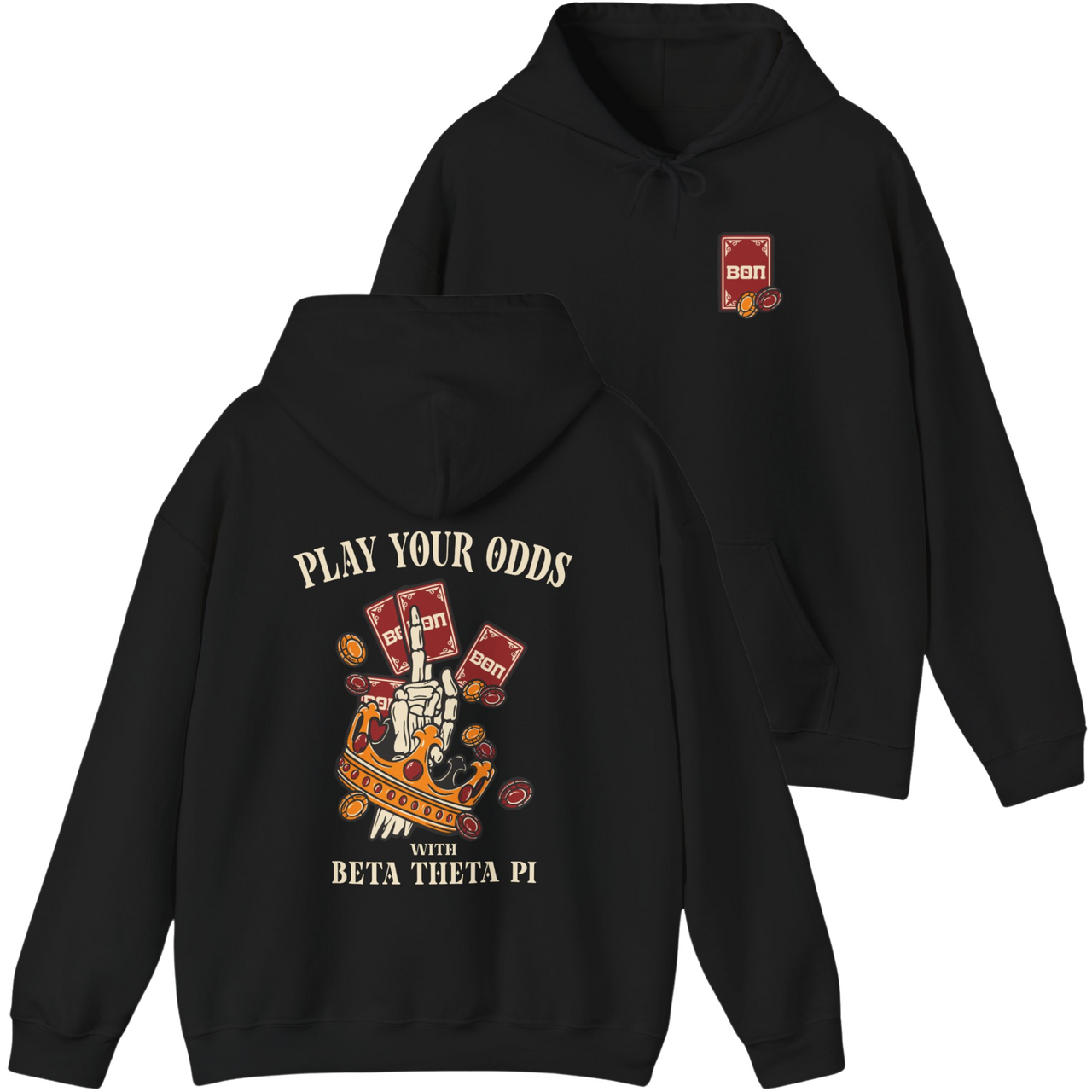 Beta Theta Pi Graphic Hoodie | Play Your Odds