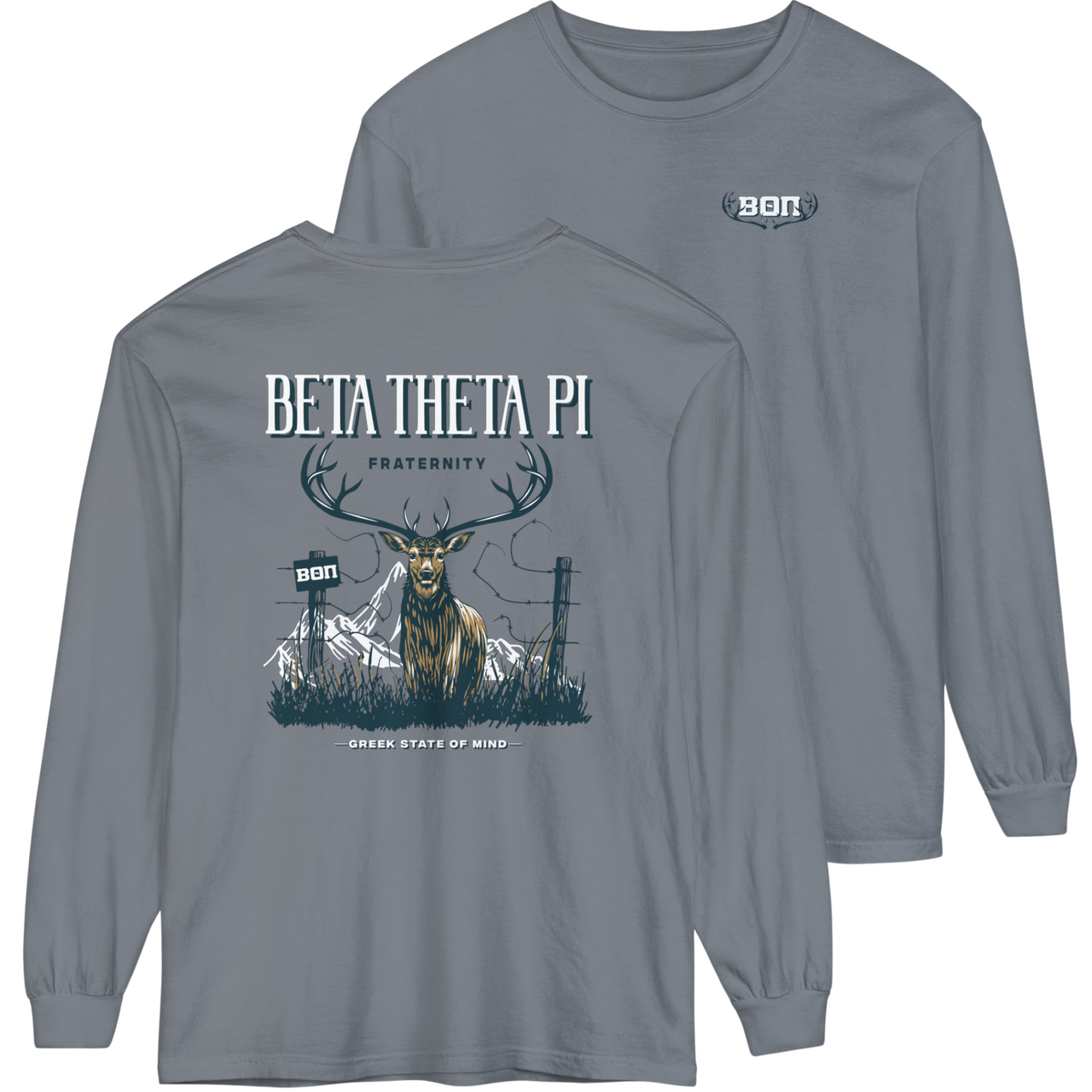 Beta Theta Pi Graphic Long Sleeve | Big Buck