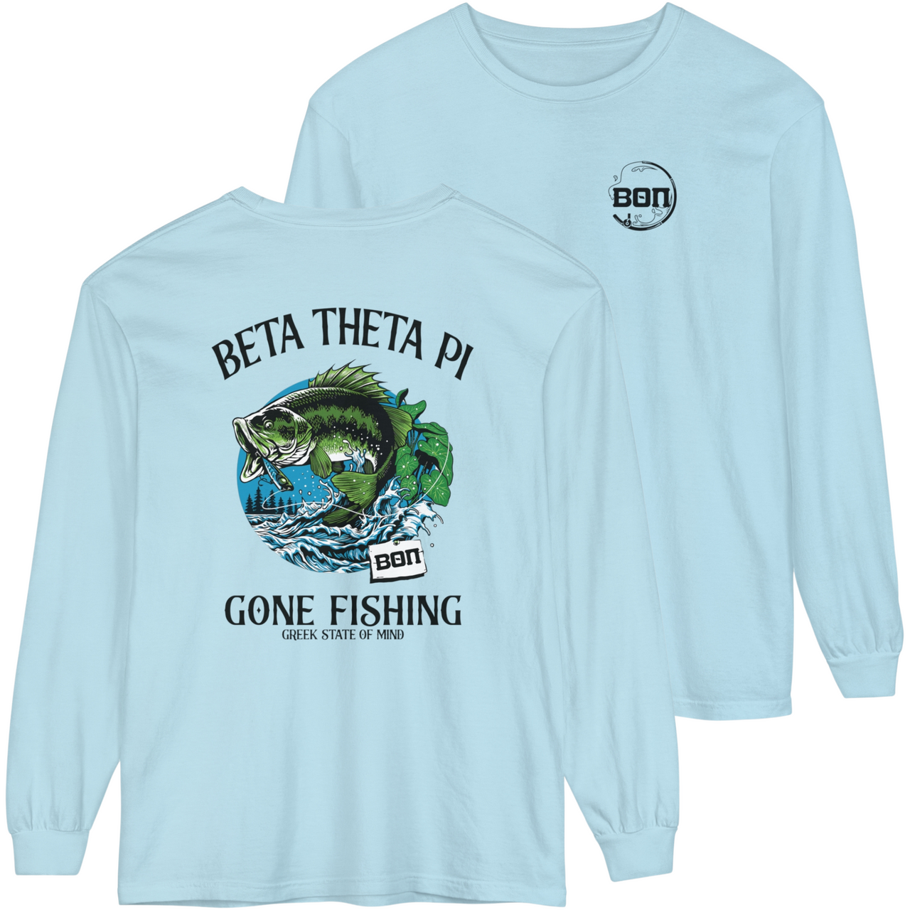 Beta Theta Pi Graphic Long Sleeve | Gone Fishing