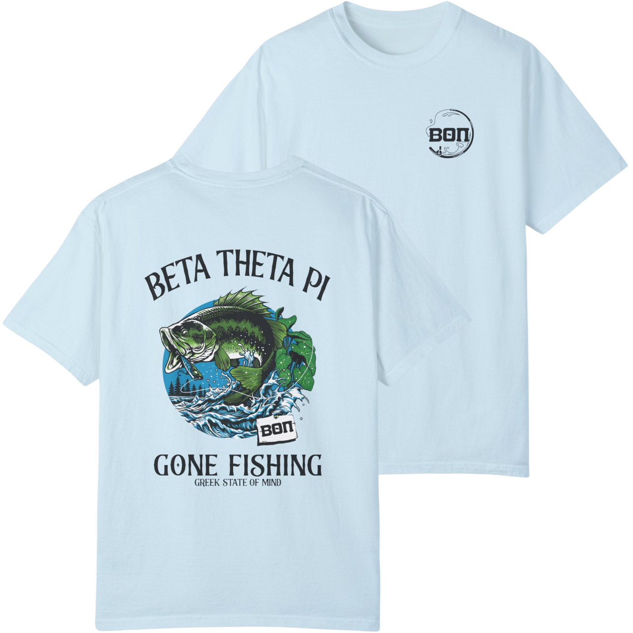 Beta Theta Pi Graphic T-Shirt | Gone Fishing