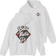 Grey Beta Theta Pi Graphic Hoodie | Aloha