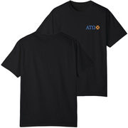 BlackAlphaTauOmegaGraphicT-Shirt_ATOLetterLogoLC