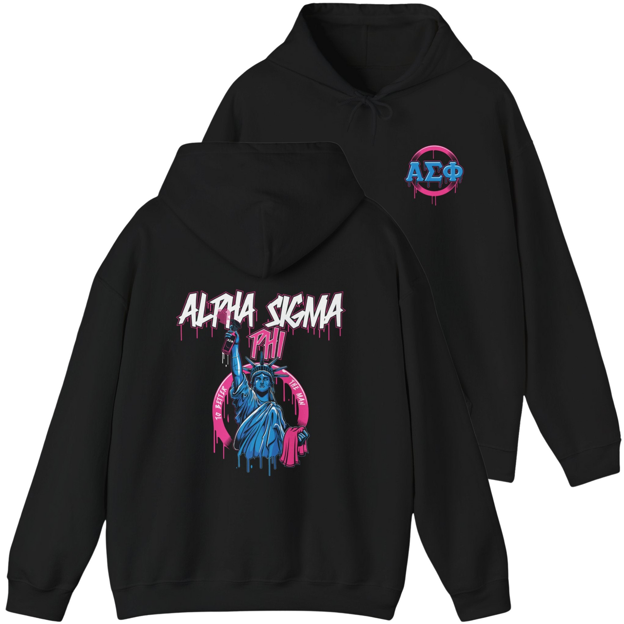 Alpha Sigma Phi Graphic Hoodie | Liberty Rebel