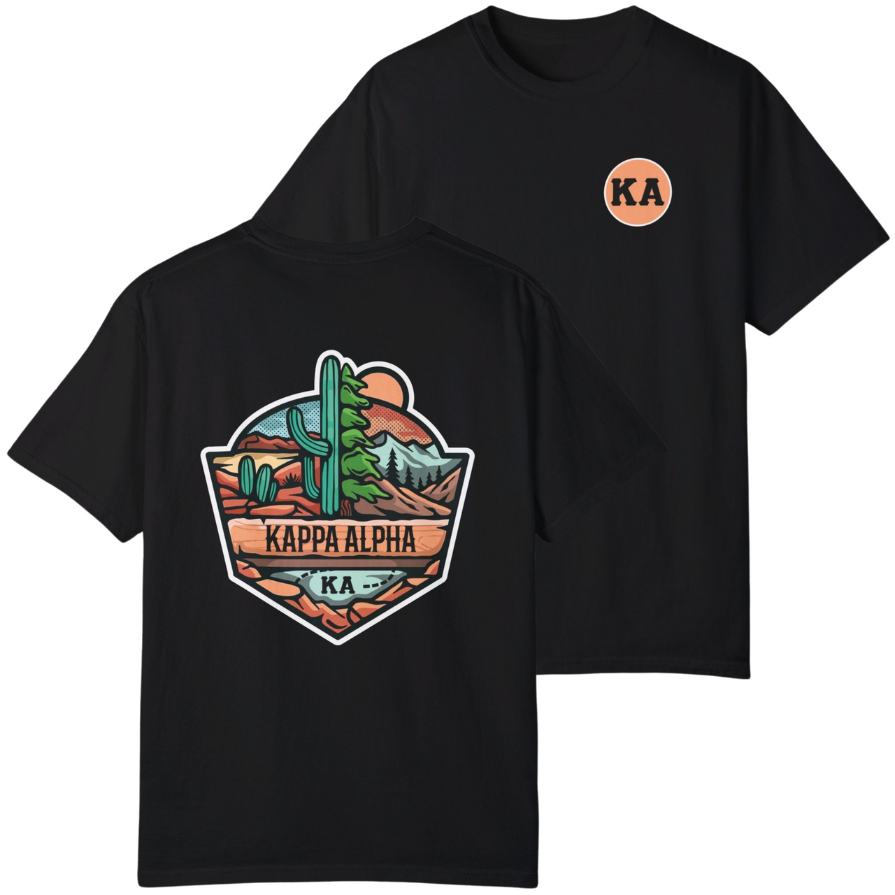 Kappa Alpha Graphic T-Shirt | Desert Mountains