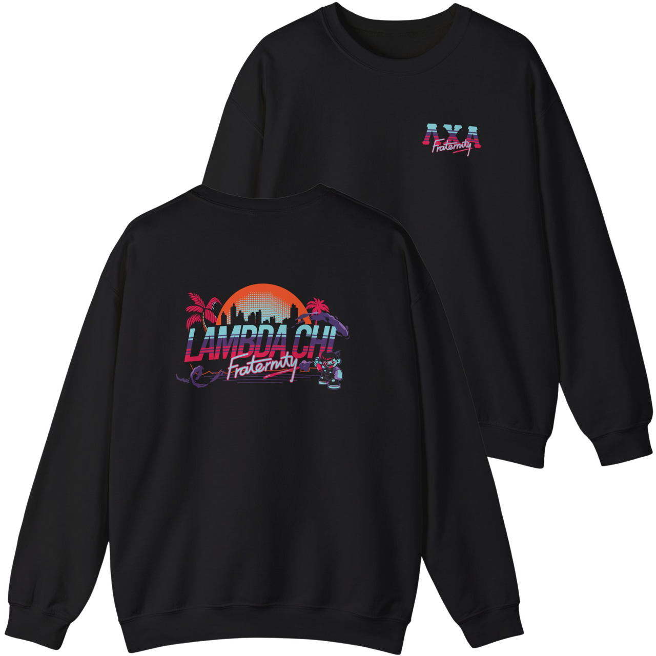 Lambda Chi Alpha Graphic Crewneck Sweatshirt | Jump Street