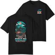 Black Sigma Chi Graphic T-Shirt | Welcome to Paradise