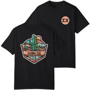 Black Sigma Chi Graphic T-Shirt | Desert Mountains