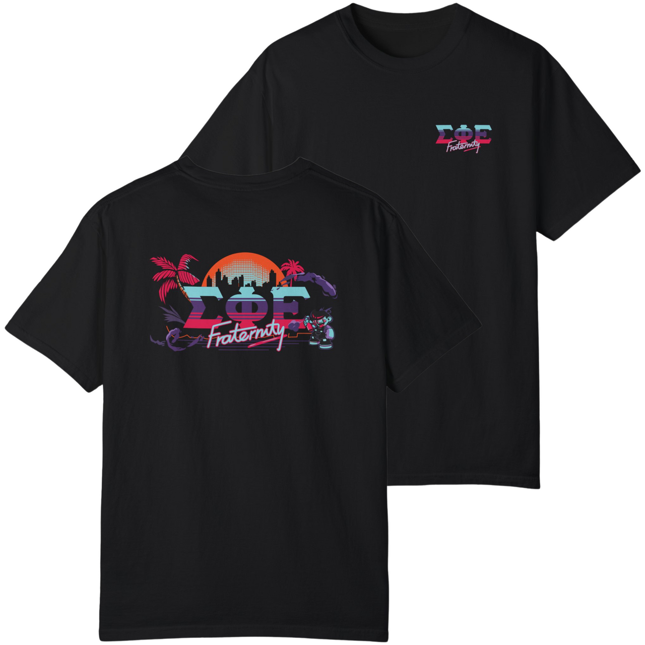 Black Sigma Phi Epsilon Graphic T-Shirt | Jump Street