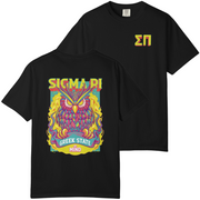 Black Sigma Pi Graphic T-Shirt | Woodstock Owl