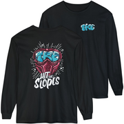 Black Tau Kappa Epsilon Graphic Long Sleeve T-Shirt | Hit the Slopes