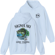 Blue Sigma Nu Graphic Hoodie | Gone Fishing