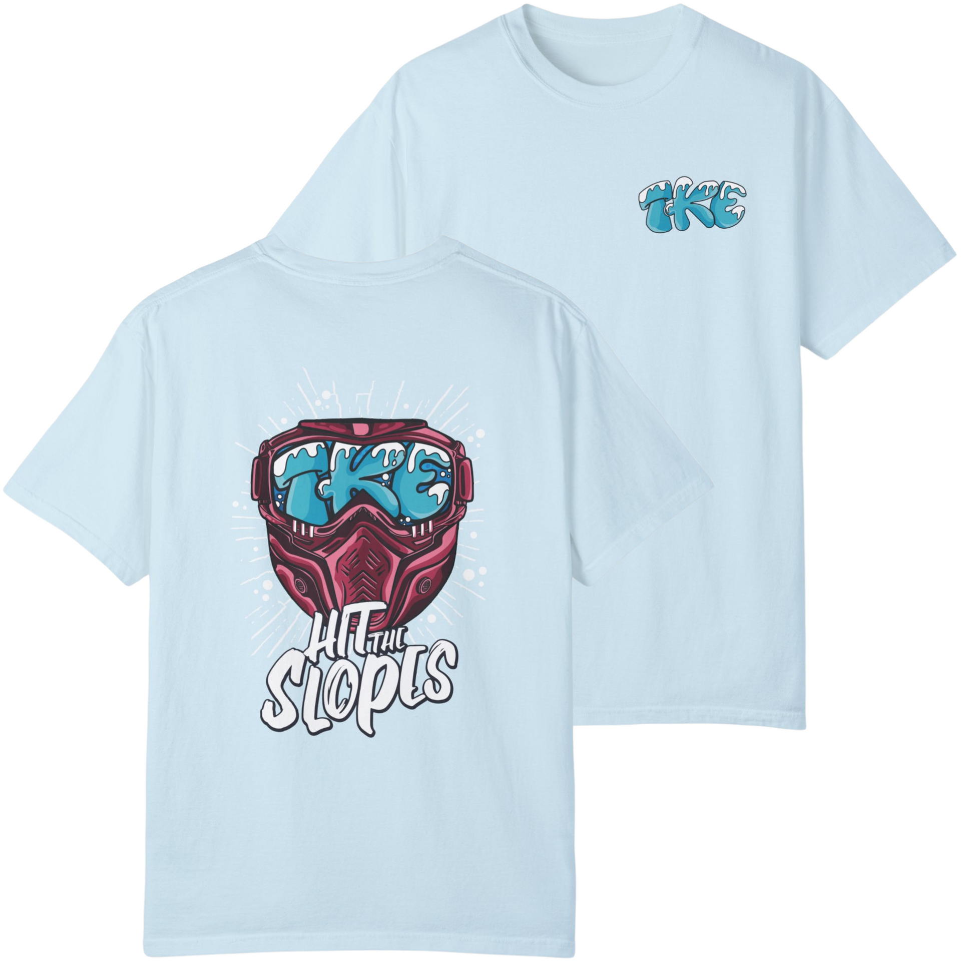 Blue Tau Kappa Epsilon Graphic T-Shirt | Hit the Slopes