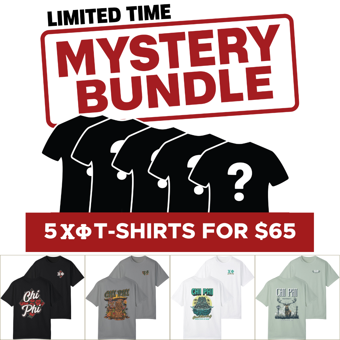 Chi Phi Mystery Bundle – 5 Surprise Items for $65