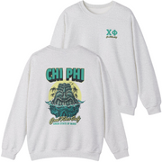 Ash Chi Phi Graphic Crewneck Sweatshirt | Good Vibes Only