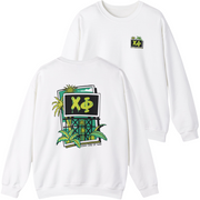 white Chi Phi Graphic Crewneck Sweatshirt 