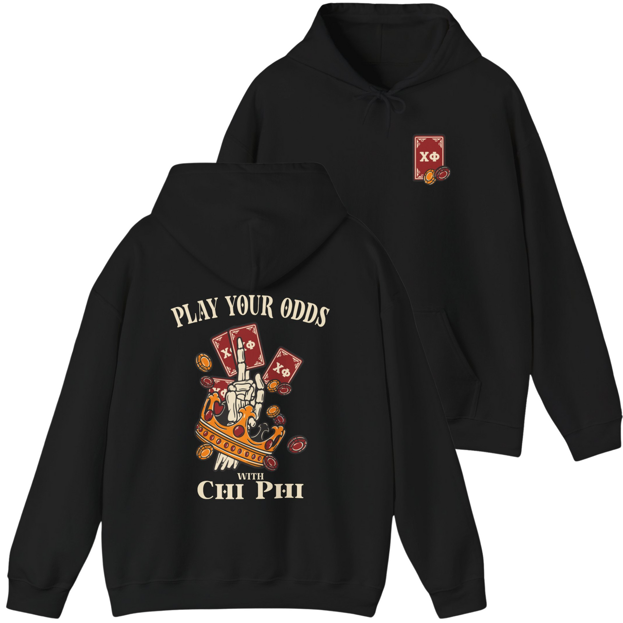 Chi Phi Graphic Hoodie | Play Your Odds