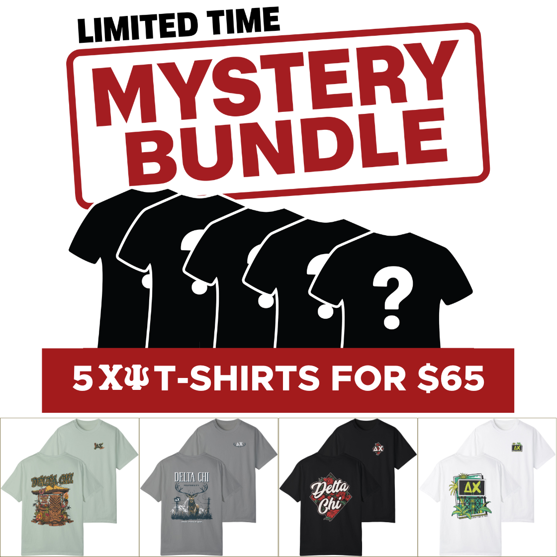 Chi Psi Mystery Bundle – 5 Surprise Items for $65