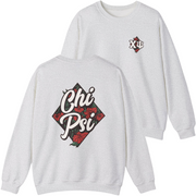 Grey Chi Psi Graphic Crewneck Sweatshirt | Aloha