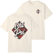 Ivory Chi Psi Graphic T-Shirt | Aloha