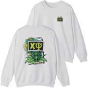 ash Chi Psi Graphic Crewneck Sweatshirt |