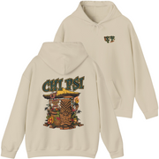 ivory Chi Psi Graphic Hoodie | Tiki Time