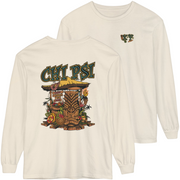 ivory Chi Psi Graphic Long Sleeve | Tiki Time