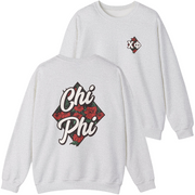 grey Chi Phi Graphic Crewneck Sweatshirt | Aloha