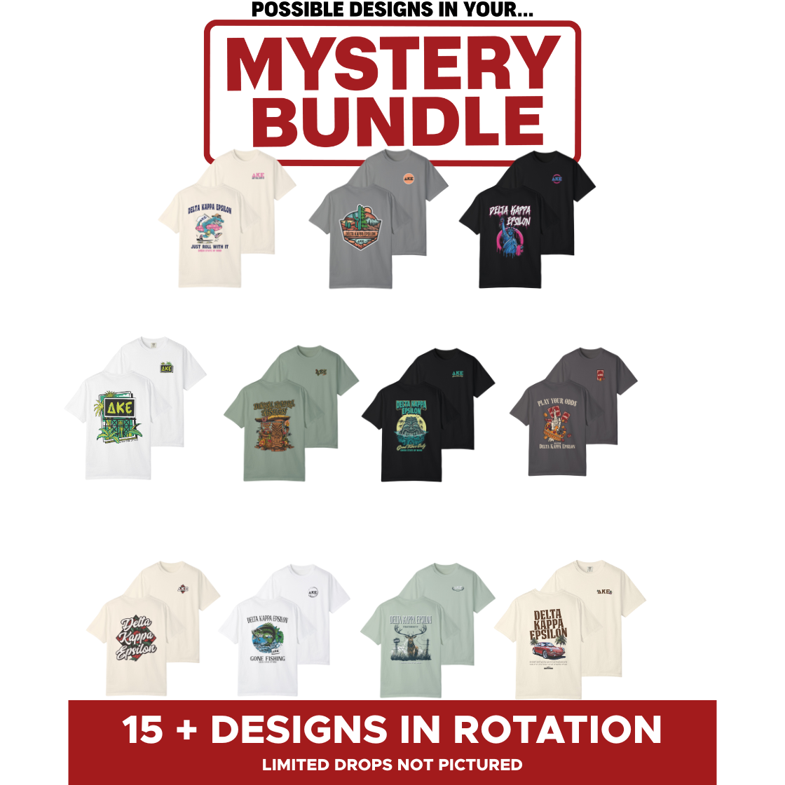 Delta Kappa Epsilon Mystery Bundle – 5 Surprise Items for $65