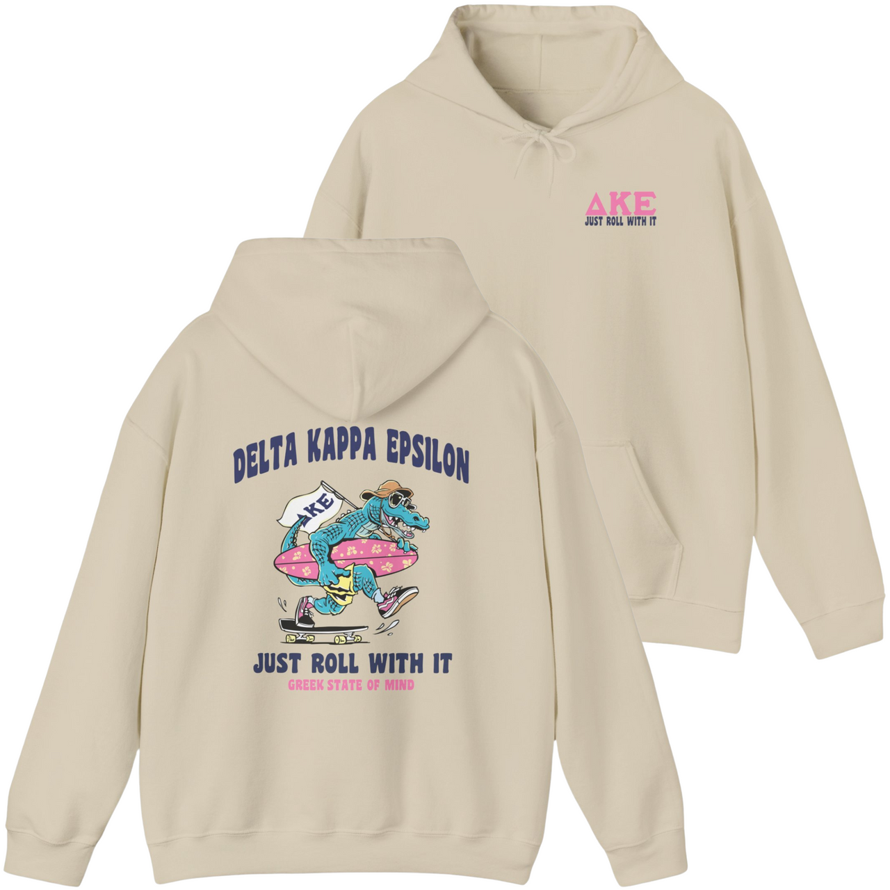 Delta Kappa Epsilon Graphic Hoodie | Alligator Skater