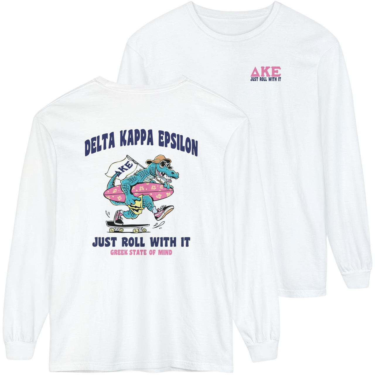 Delta Kappa Epsilon Graphic Long Sleeve | Alligator Skater