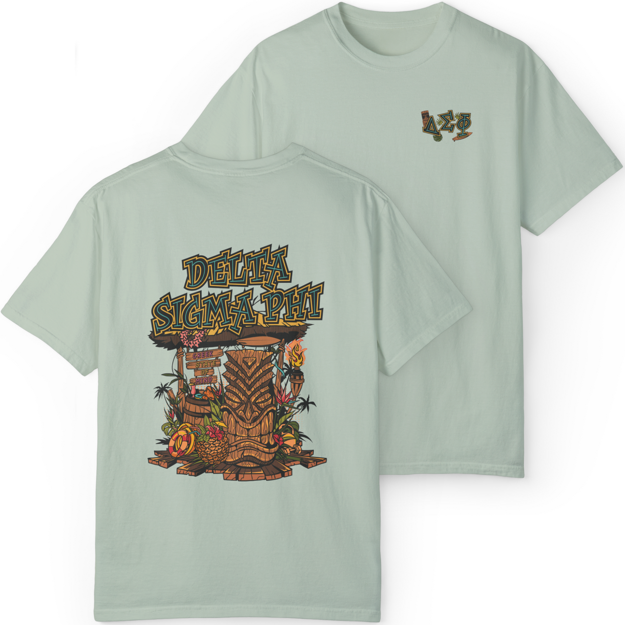 Delta Sigma Phi Graphic T-Shirt | Tiki Time