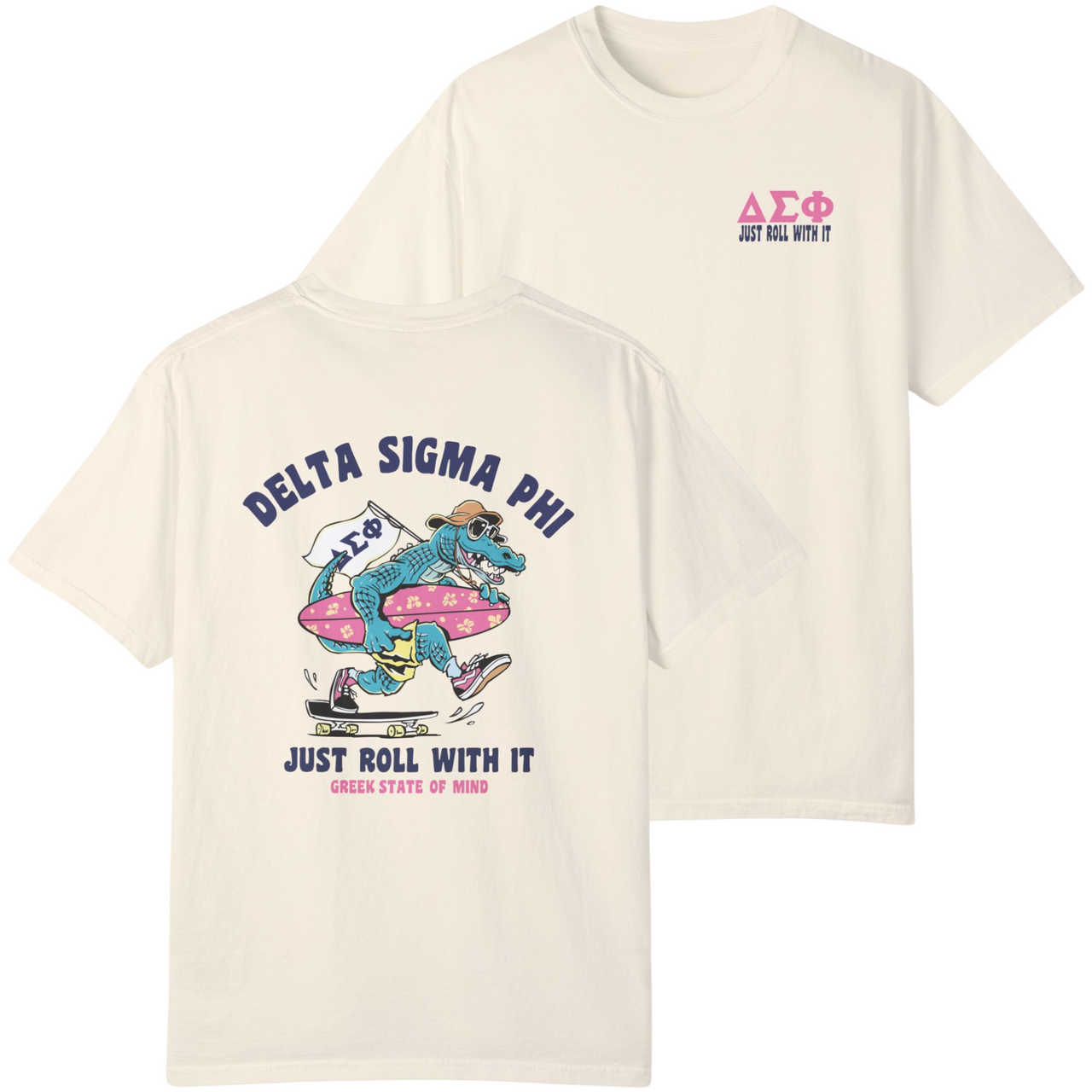 Delta Sigma Phi Graphic T-Shirt | Alligator Skater