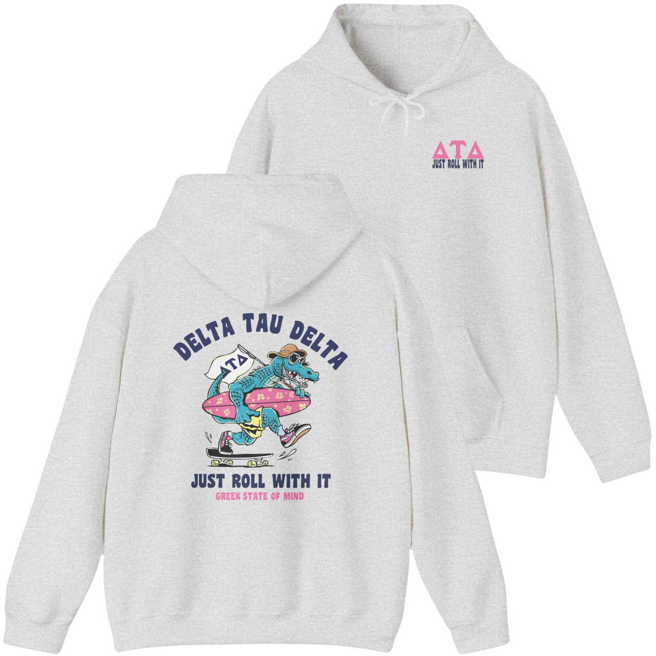 Delta Tau Delta Graphic Hoodie | Alligator Skater