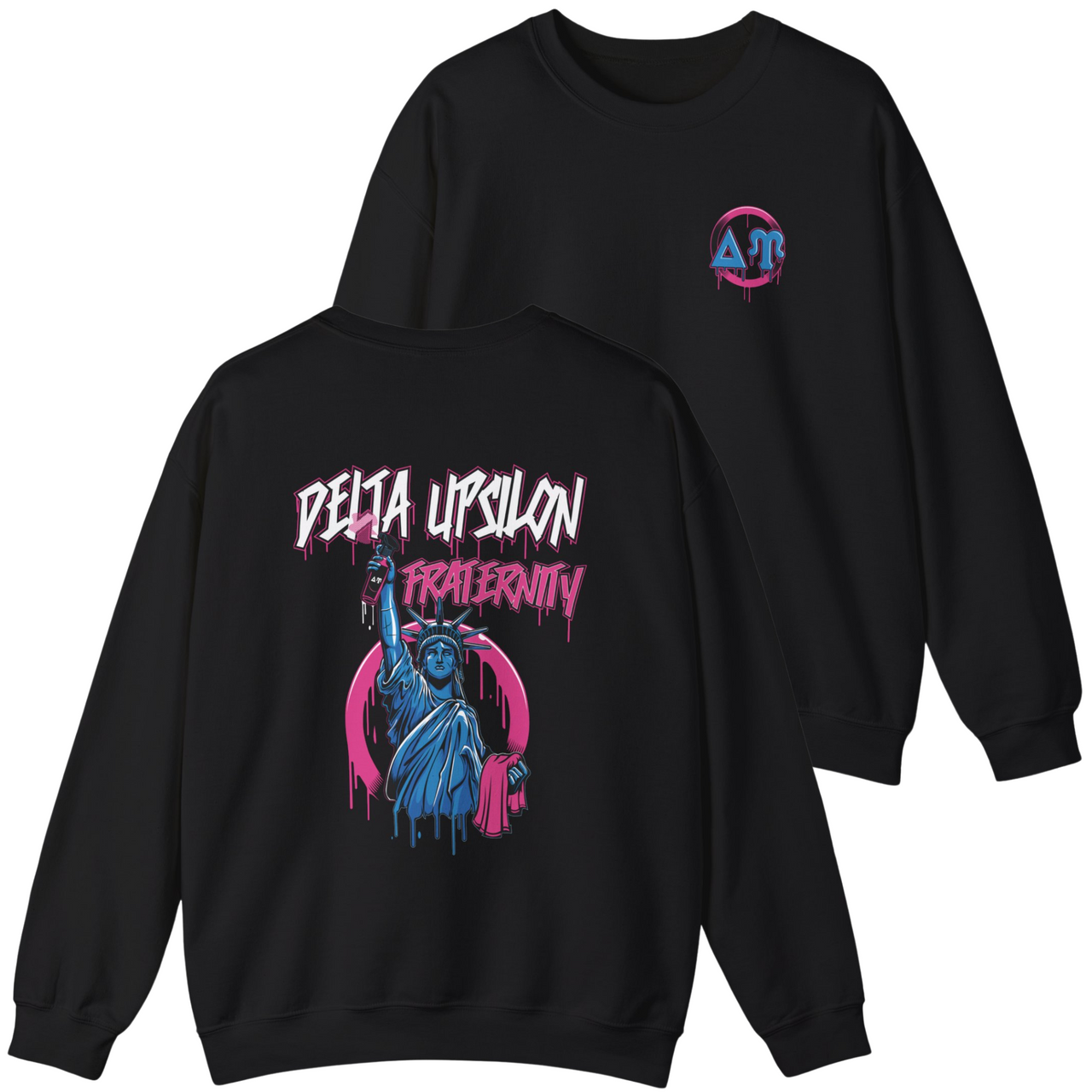 Delta Upsilon Graphic Crewneck Sweatshirt | Liberty Rebel