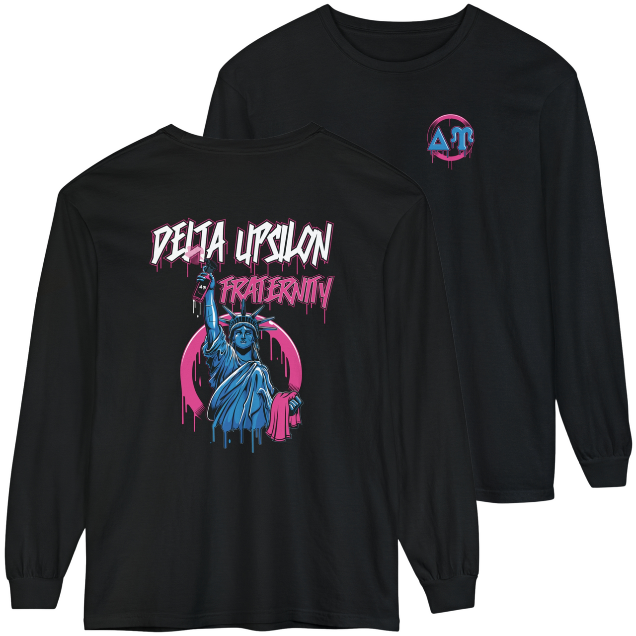 Delta Upsilon Graphic Long Sleeve | Liberty Rebel