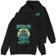 black Delta Chi Graphic Hoodie | Good Vibes Only