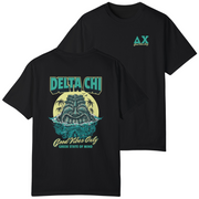 black Delta Chi Graphic T-Shirt | Good Vibes Only