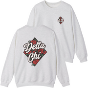 Grey Delta Chi Graphic Crewneck Sweatshirt | Aloha