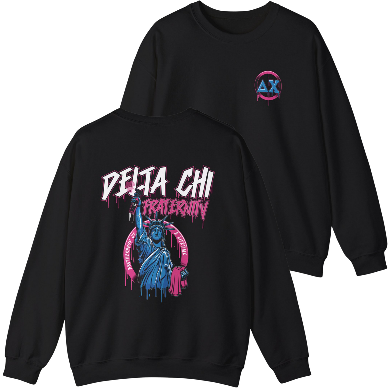 Delta Chi Graphic Crewneck Sweatshirt | Liberty Rebel