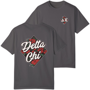 Grey Delta Chi Graphic T-Shirt | Aloha