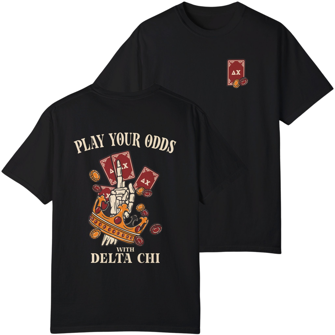 Black Delta Chi Graphic T-Shirt