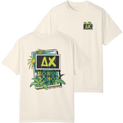 ivory Delta Chi Graphic T-Shirt | Tropical Billboard