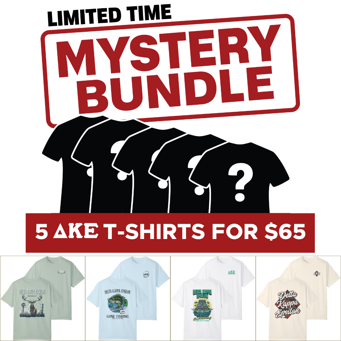 Delta Kappa Epsilon Mystery Bundle – 5 Surprise Items for $65