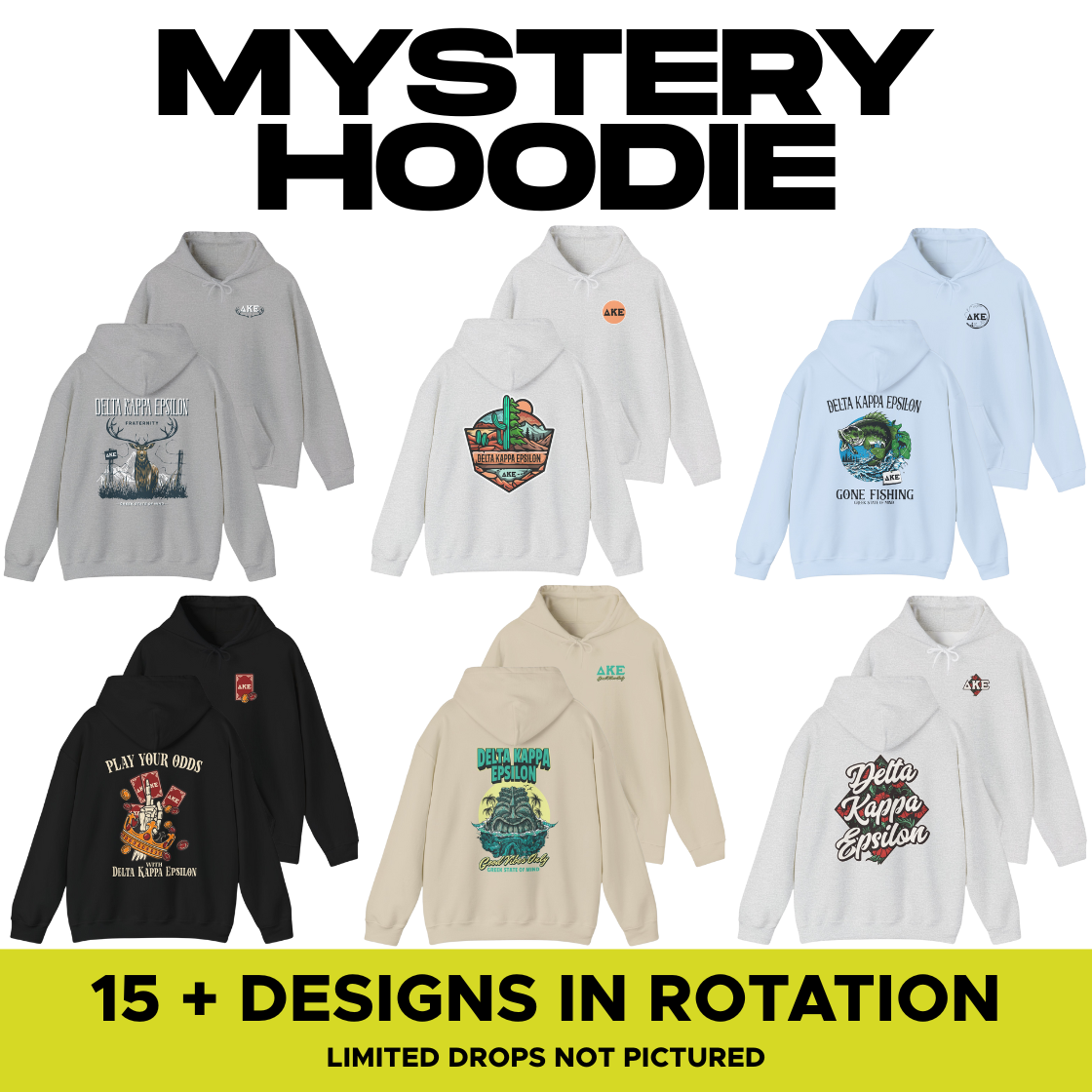 Delta Kappa Epsilon Mystery Hoodie Sale